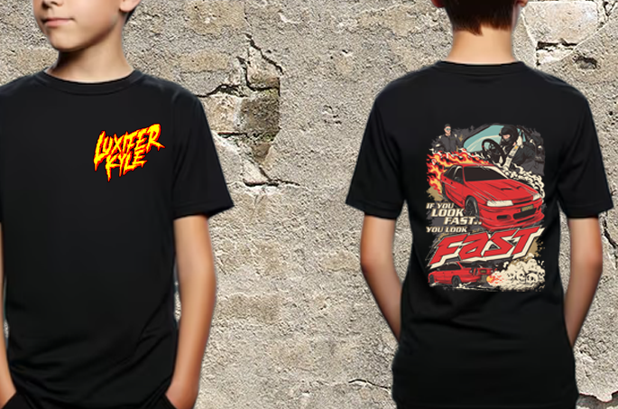 IF YOU LOOK FAST JETCAR - KIDS Tee