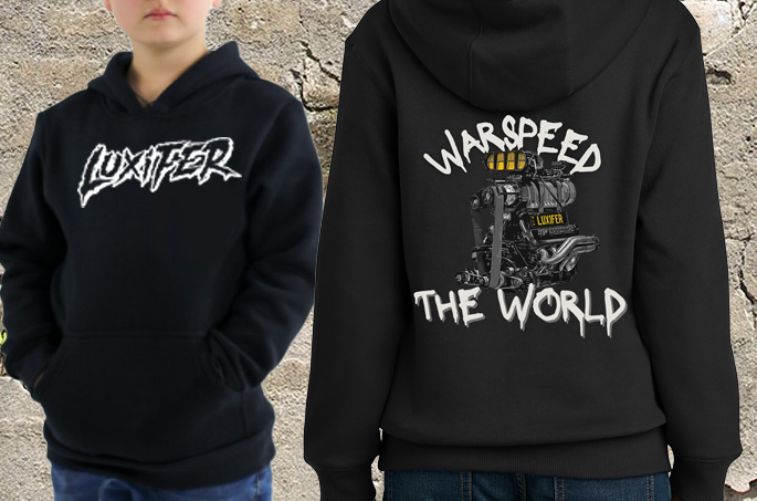 WARSPEED THE WORLD LUXIFER KIDS HOODIE