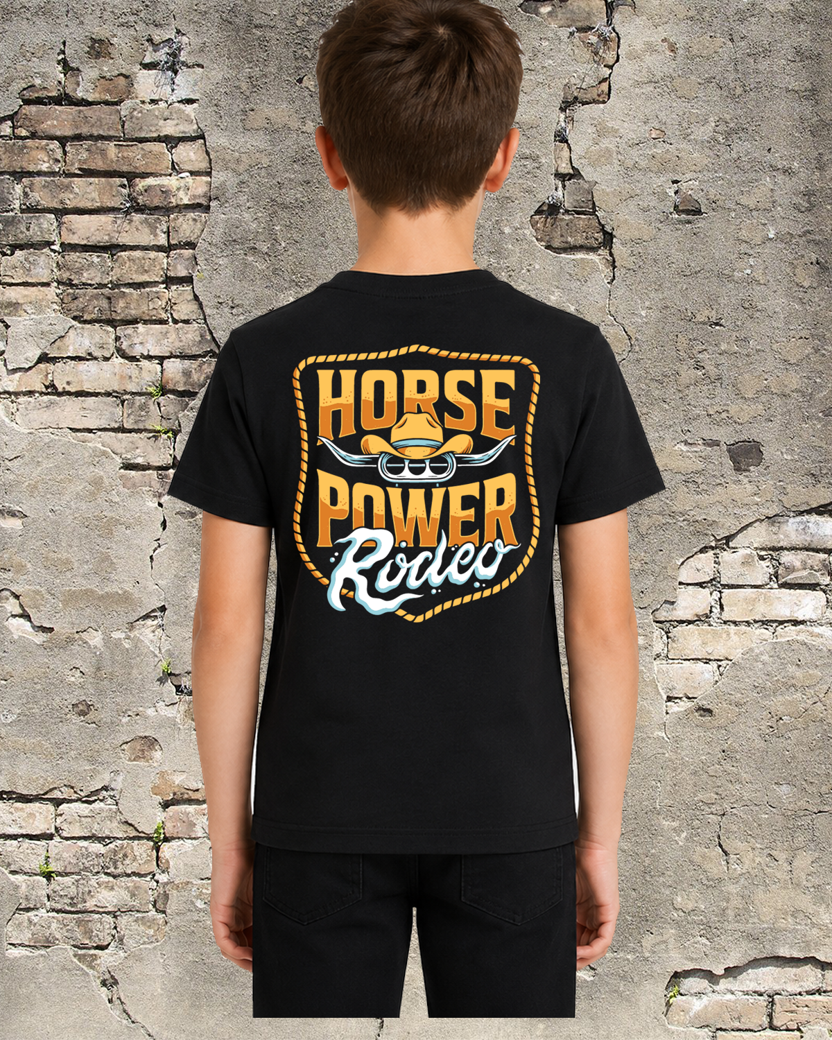 HORSEPOWER RODEO - TEE MENS / KIDS
