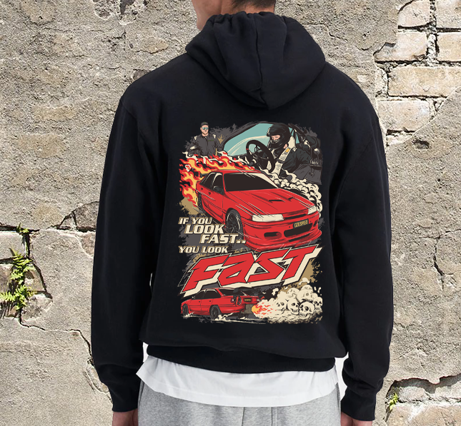 IF YOU LOOK FAST - JETCAR Hoodie