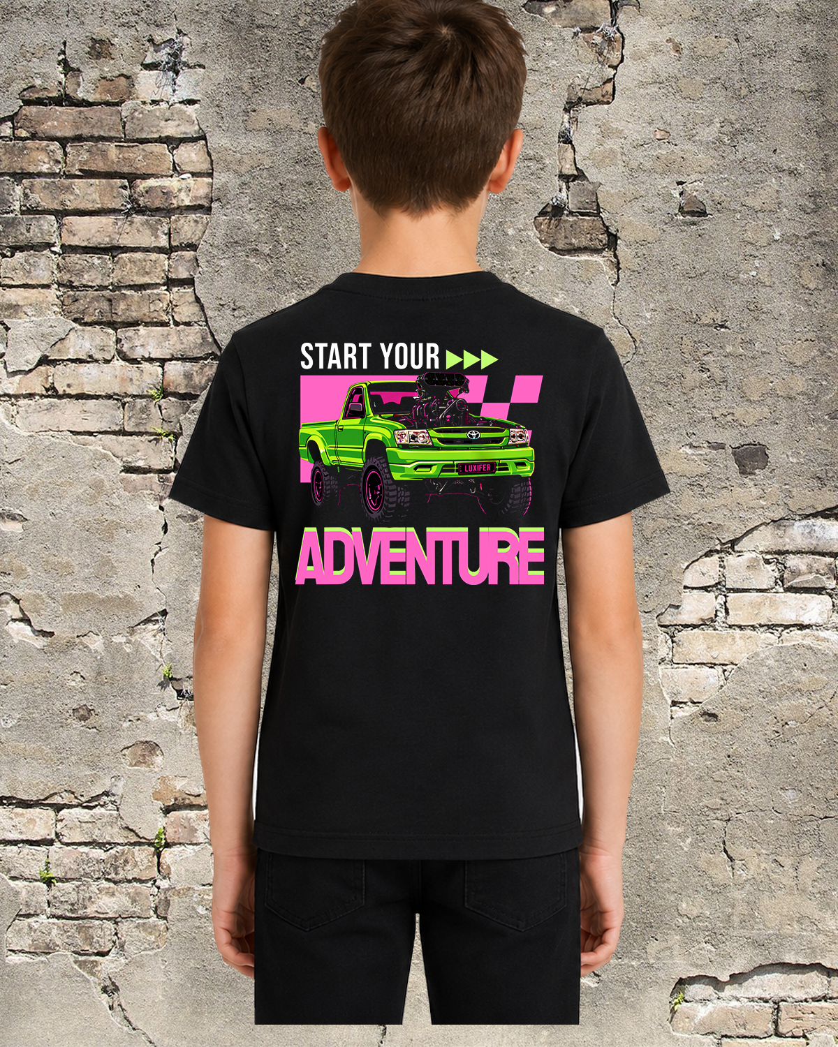 RETRO ADVENTURE - TEE MENS / KIDS