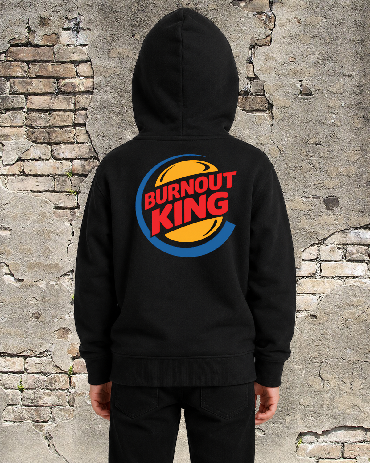 BURNOUT KING - HOODIE MENS / KIDS