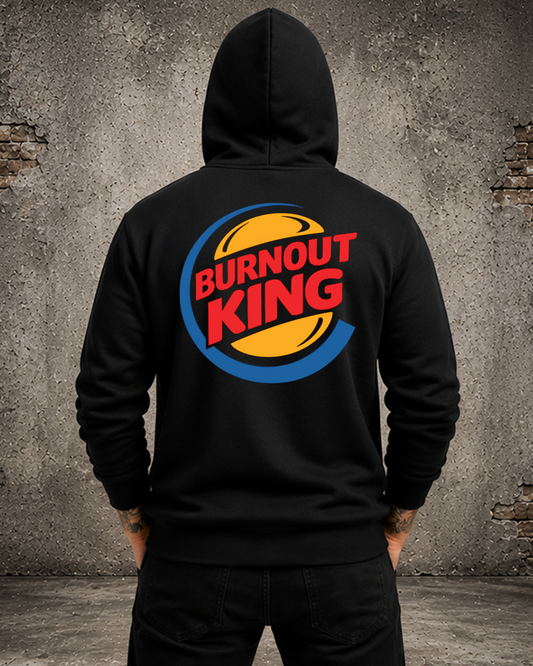 BURNOUT KING - HOODIE MENS / KIDS