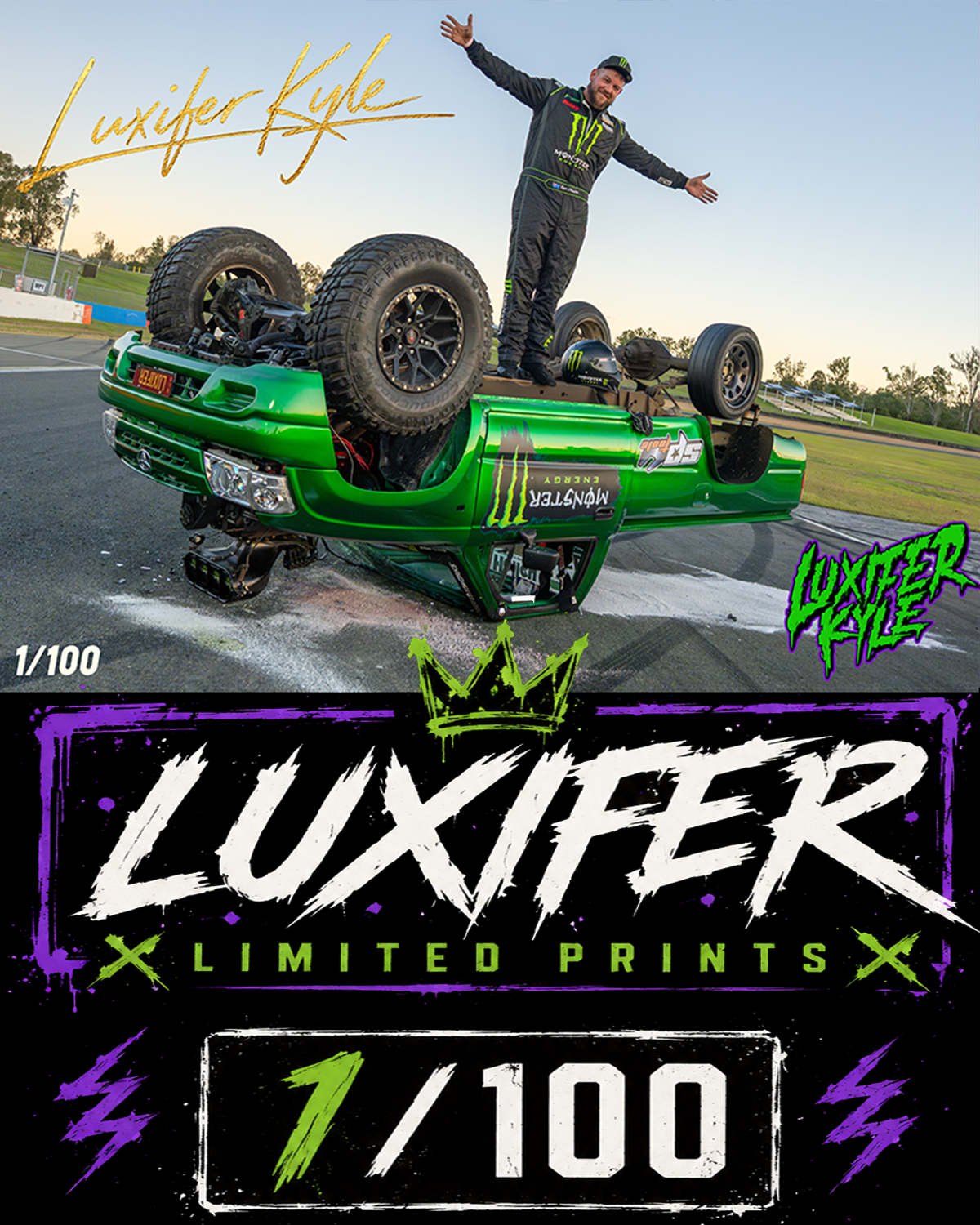 LUXIFER SIGNED LIMITED POSTER