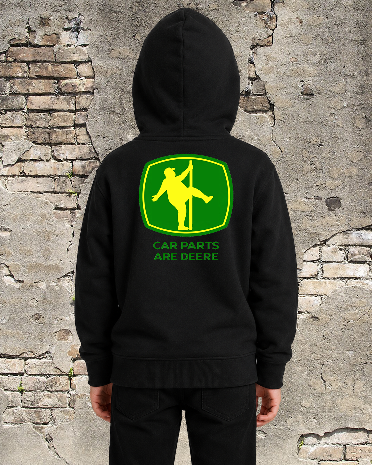 CAR PARTS ARE DEERE - HOODIE MENS / KIDS