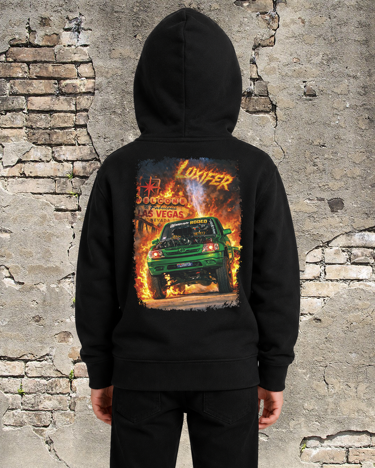 LUXIFER VEGAS INFERNO - HOODIE MENS / KIDS