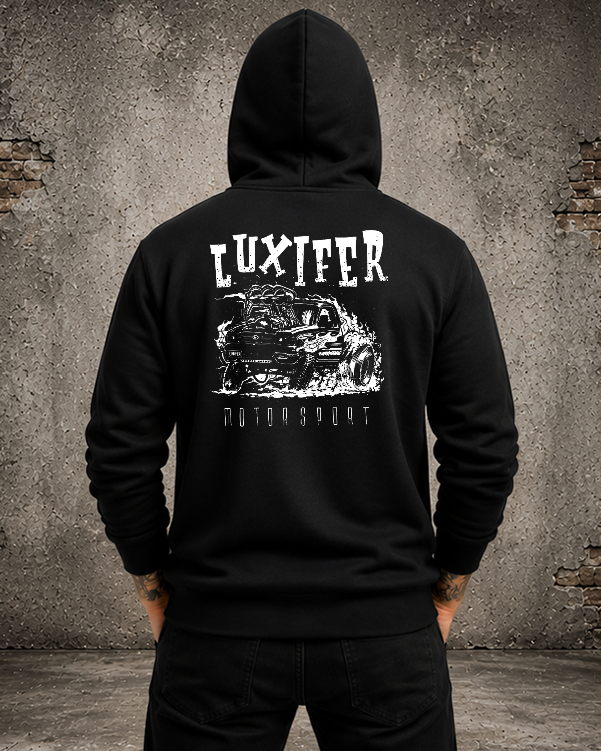OG LUXIFER MOTORSPORT - HOODIE MENS / KIDS