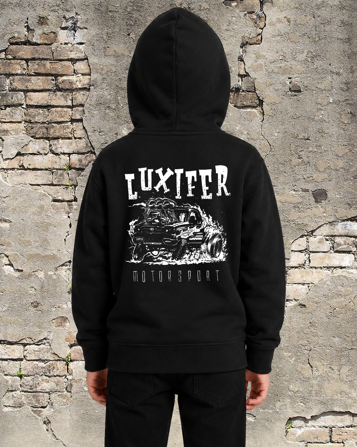 OG LUXIFER MOTORSPORT - HOODIE MENS / KIDS