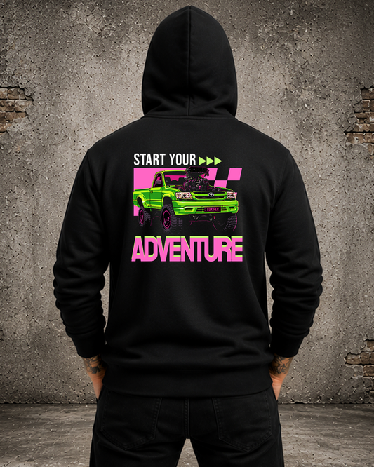 RETRO ADVENTURE - HOODIE MENS / KIDS